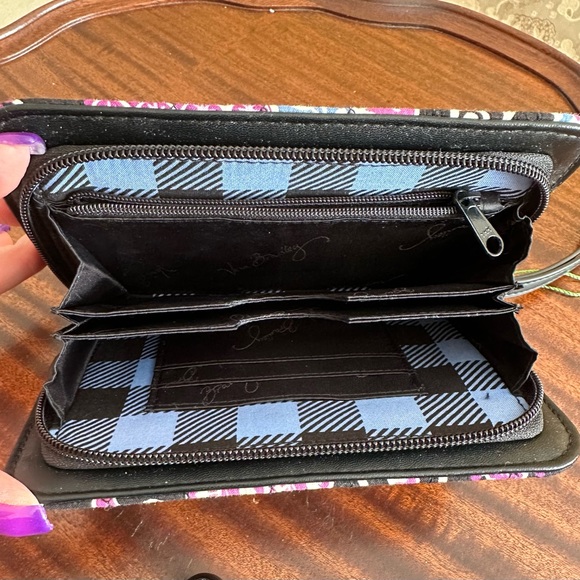 Vera Bradley Zip Around Wallet - Alpine Floral (Retired Print) - Picture 3 of 3